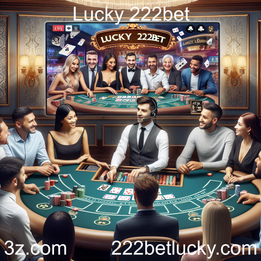 A Experiência do Cassino Ao Vivo na Lucky 222bet